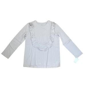 NWT Tea Collection (12y) Pink Ruffle Top